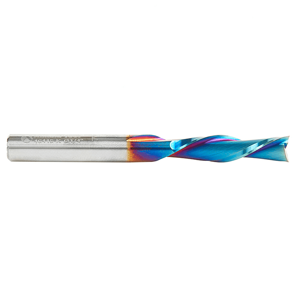 1/4" x 2-1/2" Spektra Down-Cut Spiral Plunge Bit, 2-Flute, 1/4" Shank - Alt Image 1