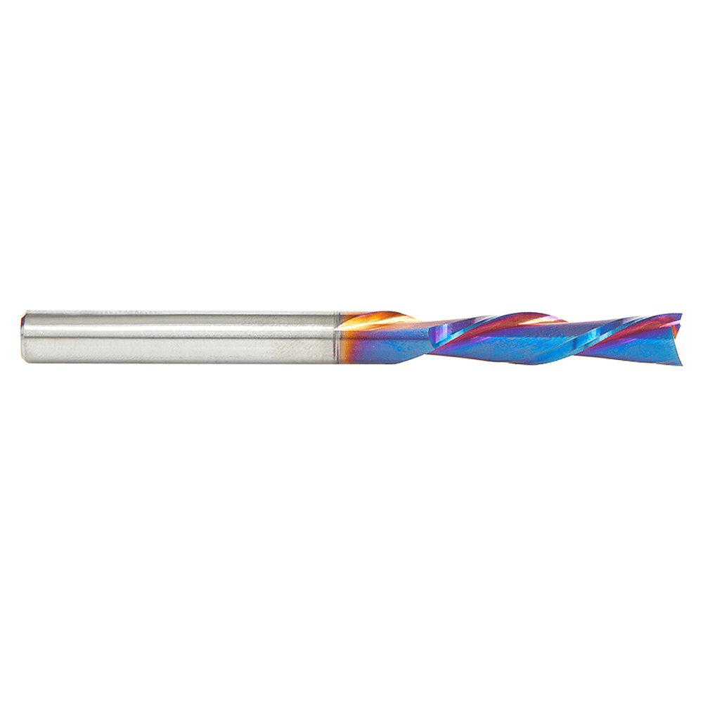 1/4" x 3" Spektra Down-Cut Spiral Plunge Bit, 2-Flute, 1/4" Shank - Alt Image 1