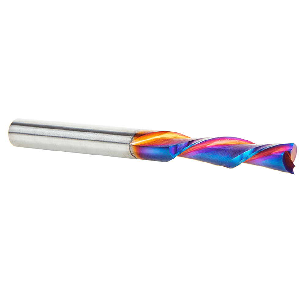 1/4" x 3" Spektra Down-Cut Spiral Plunge Bit, 2-Flute, 1/4" Shank - Alt Image 2
