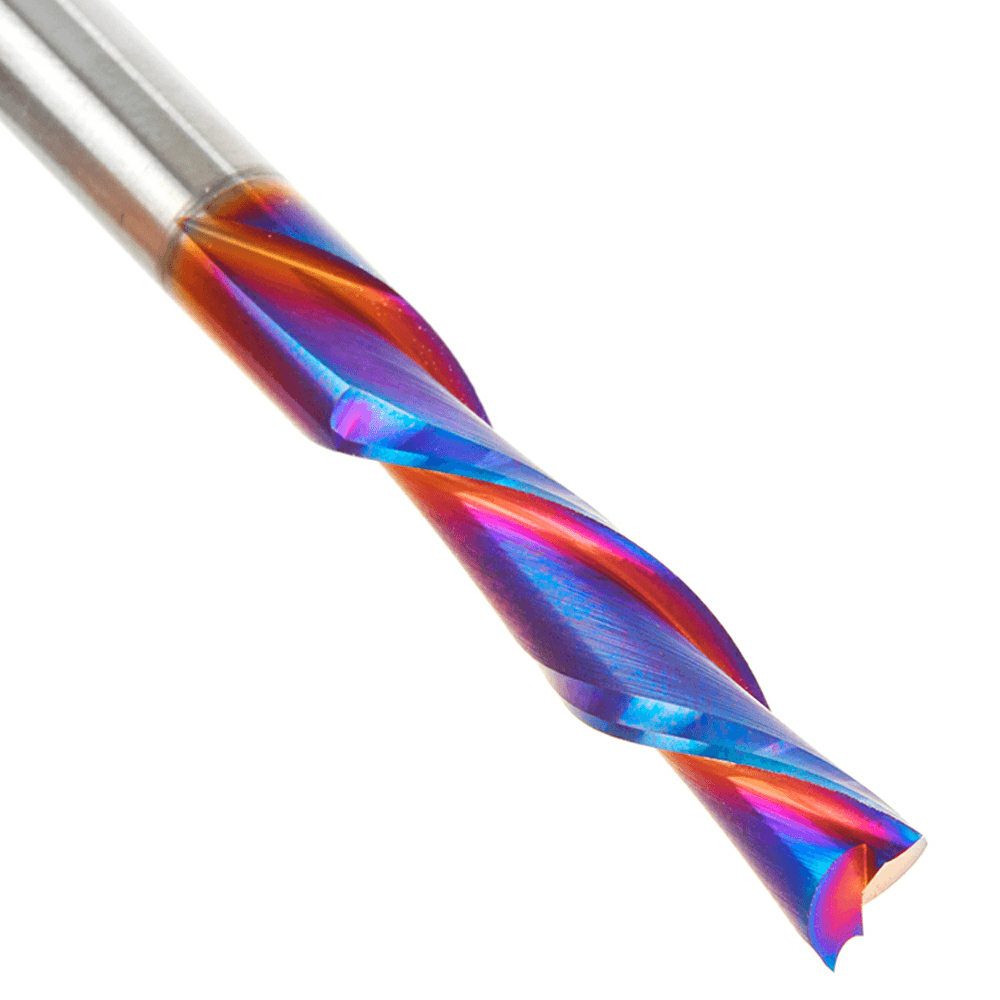1/4" x 3" Spektra Down-Cut Spiral Plunge Bit, 2-Flute, 1/4" Shank - Alt Image 3