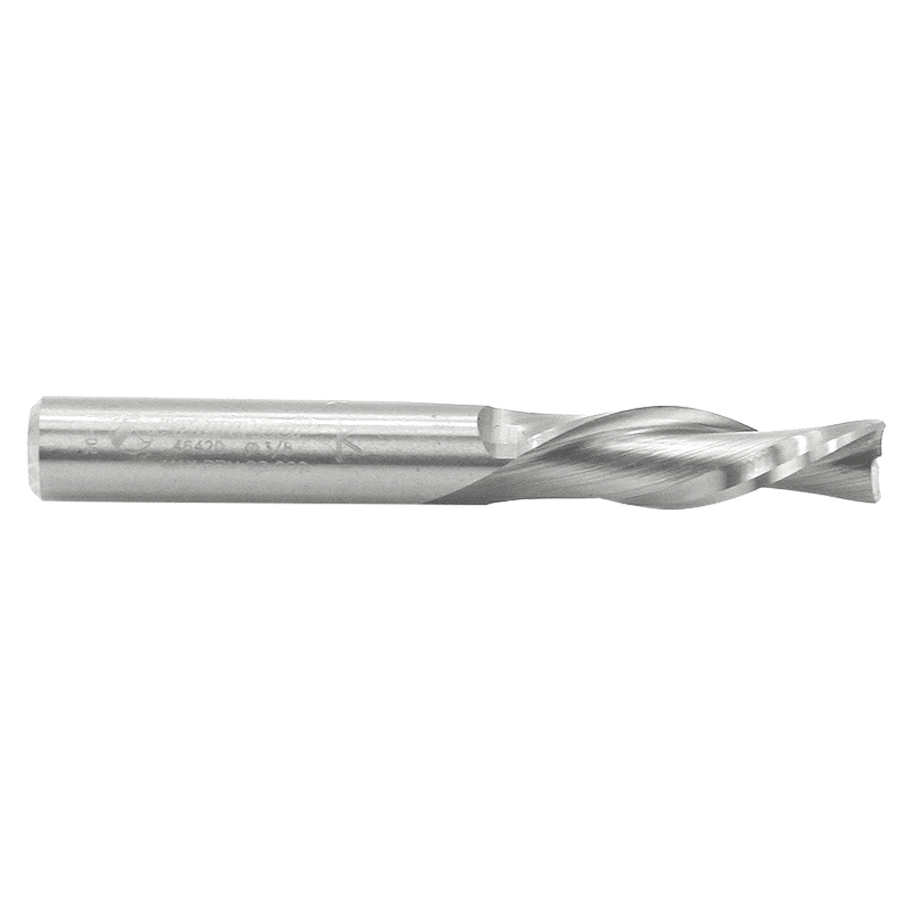 3/8" x 3" Down-Cut Spiral Plunge Bit, 2-Flute, 3/8" Shank - Alt Image 1