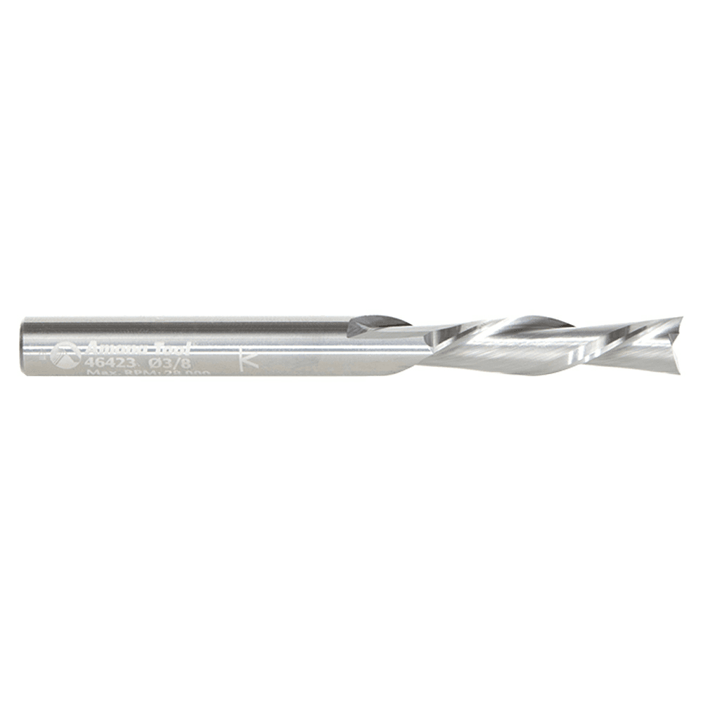 3/8" x 4" Down-Cut Spiral Plunge Bit, 2-Flute, 3/8" Shank - Alt Image 1