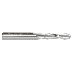 3/16" x 2" Up-Cut Ball Nose Spiral Router Bit, 2-Flute, 1/4" Shank - Alt Image 1