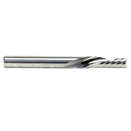 1/4" x 2-1/2" Acrylic Cutting 'O' Down-Cut Slow Spiral Router Bit, 1-Flute, 1/4" Shank - Alt Image 1