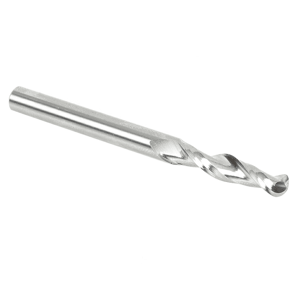 1/4" x 3" Up-Cut Ball Nose Spiral Router Bit, 2-Flute, 1/4" Shank - Alt Image 2