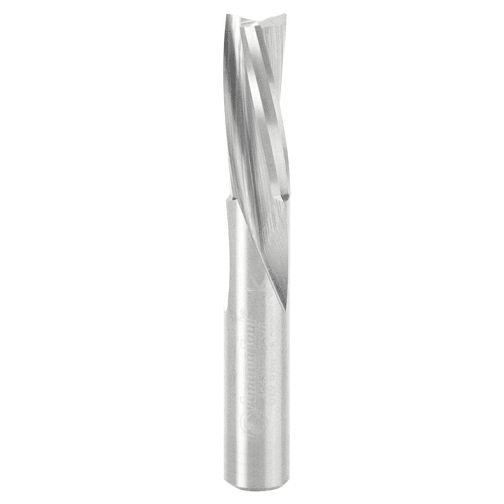 3/8" x 3" Down-Cut Slow Spiral Plunge Router Bit, 3-Flute, 3/8" Shank - Main Image