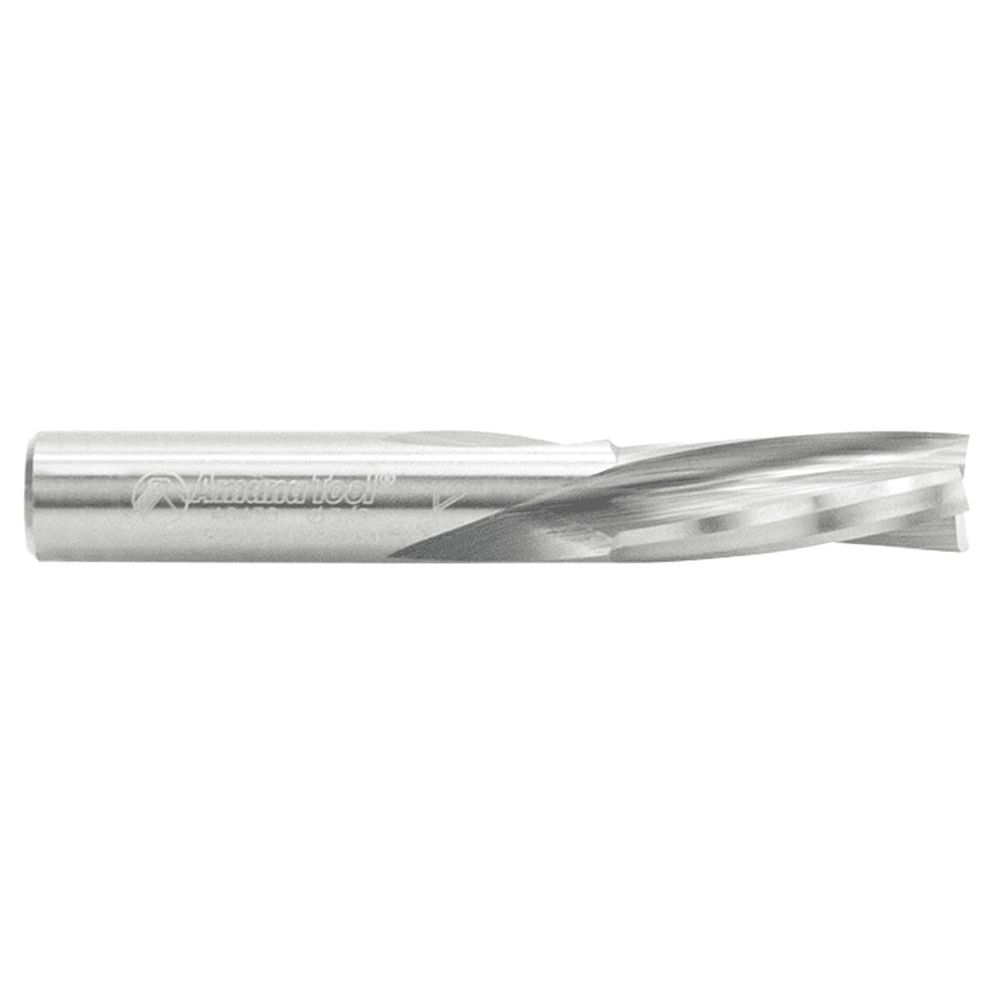 3/8" x 3" Down-Cut Slow Spiral Plunge Router Bit, 3-Flute, 3/8" Shank - Alt Image 1