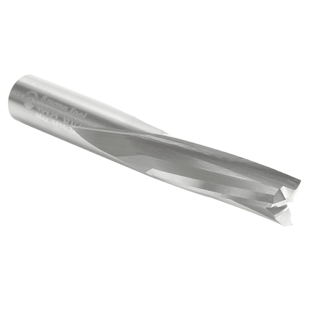 1/2" x 3-1/2" Down-Cut Slow Spiral Plunge Router Bit, 3-Flute, 1/2" Shank - Alt Image 2
