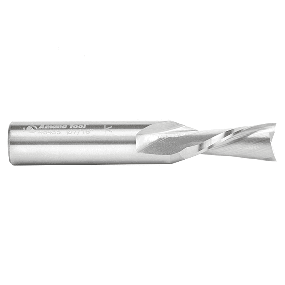 7/16" x 3" Down-Cut Spiral Plunge Bit, 1/2" Shank - Alt Image 1