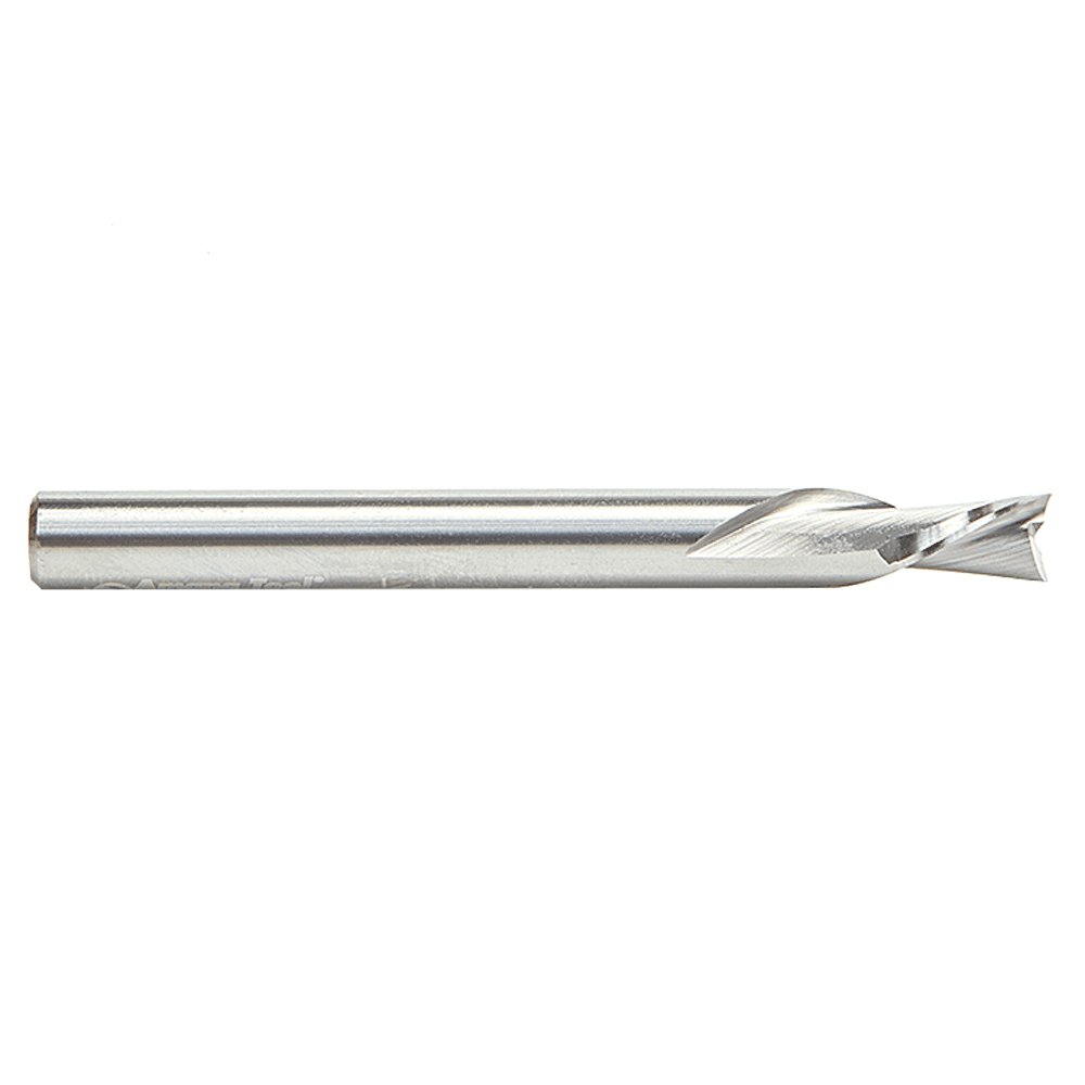 1/4" x 2-1/2" Down-Cut Spiral Plunge Bit, 2-Flute, 1/4" Shank, 3/8" Cutting Height - Alt Image 1