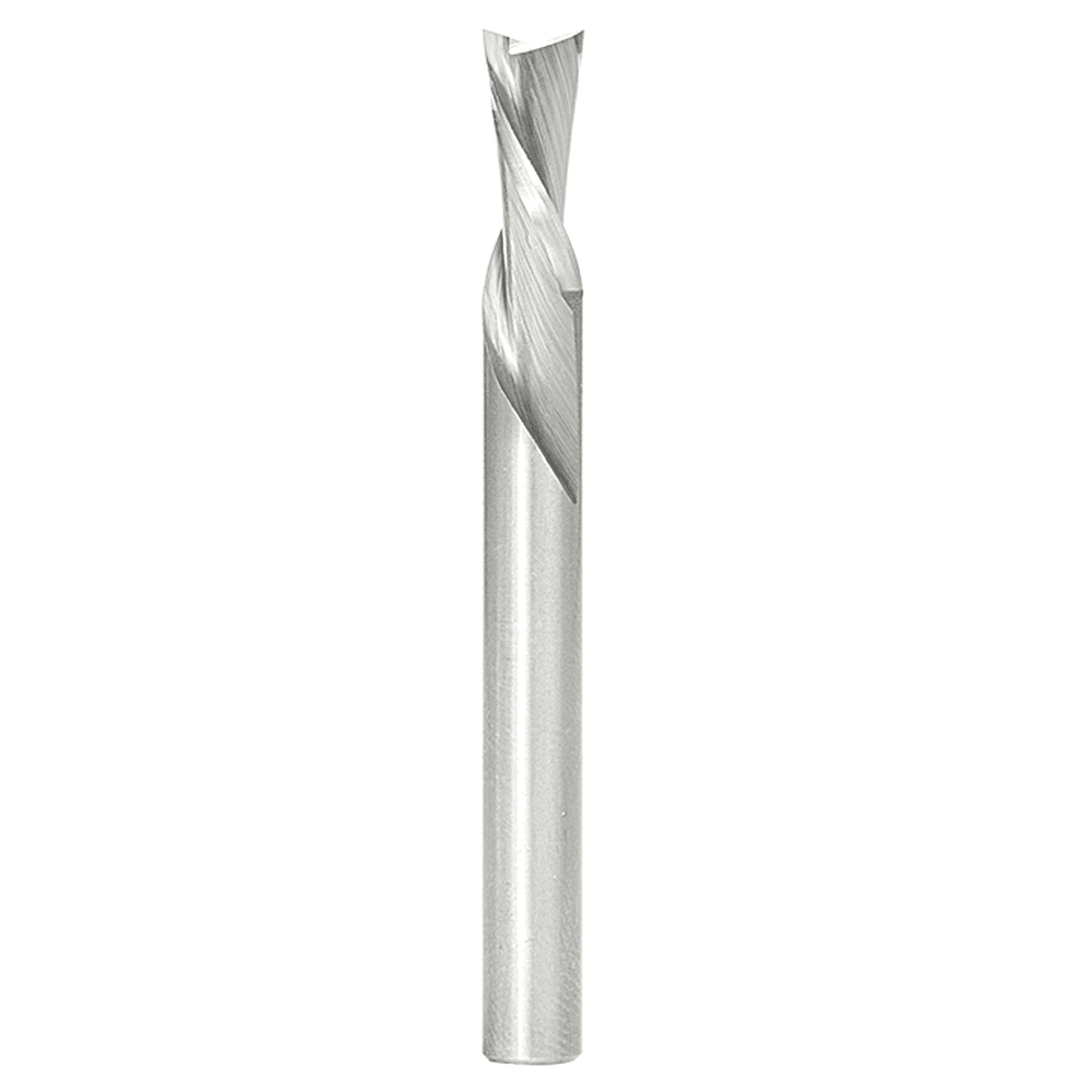 1/4" x 2-1/2" Down-Cut Spiral Plunge Bit, 2-Flute, 1/4" Shank, 5/8" Cutting Height - Main Image