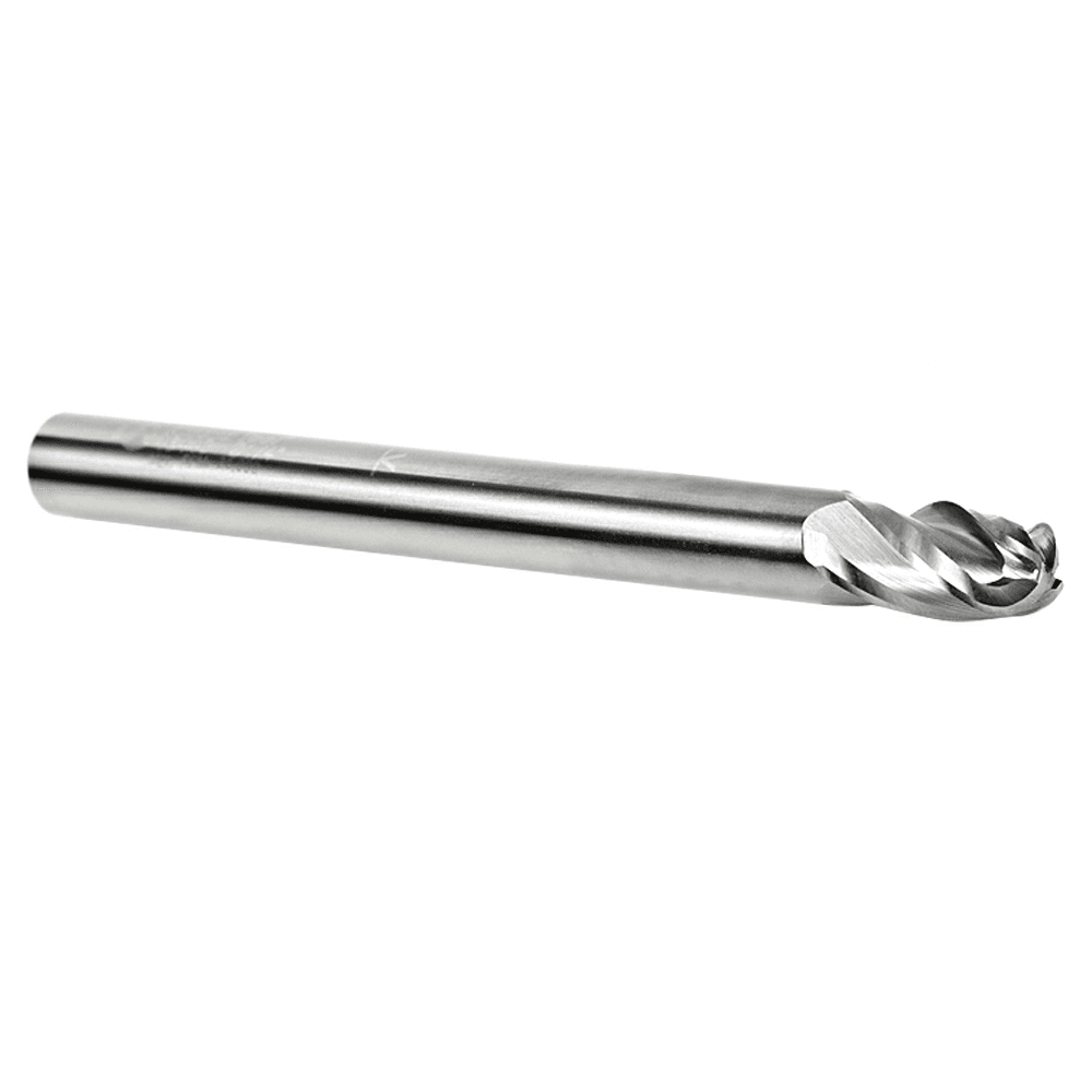 1/4" x 3" Spektra Up-Cut Ball Nose Spiral Router Bit, 4-Flute, 1/4" Shank - Alt Image 2