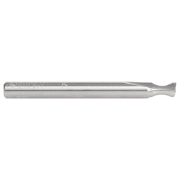 1/4" Radius x 1/4" x 2-1/2" Solid Carbide 'O' Flute, Plastic Edge Rounding Straight Router Bit, 1-Flute, 1/4" Shank Alt 2 - Image