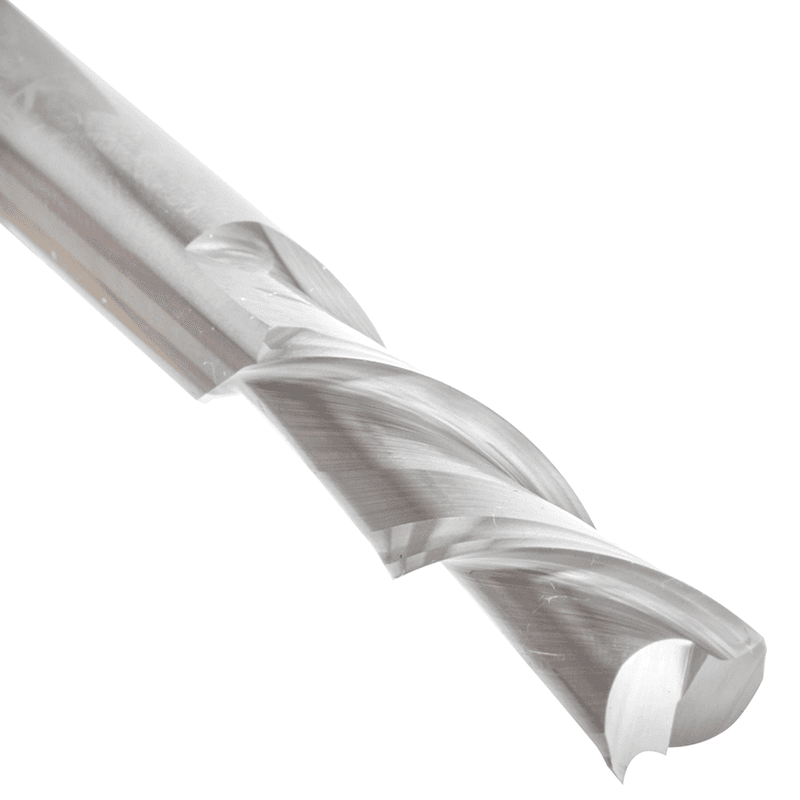 3/8" Dia x 1-5/8" Solid Carbide Down-Cut Extra Long Spiral Plunge Bit, 3/8" Shank for Guitar Bodies on CNC Machines Alt 5 - Image