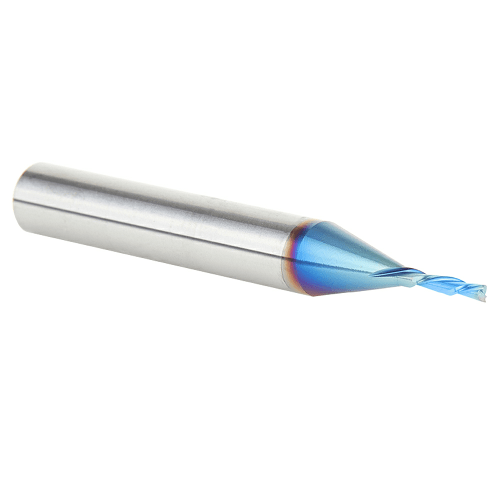 1/16" x 2" Spektra Down-Cut Spiral Plunge Bit, 2-Flute, 1/4" Shank - Alt Image 2