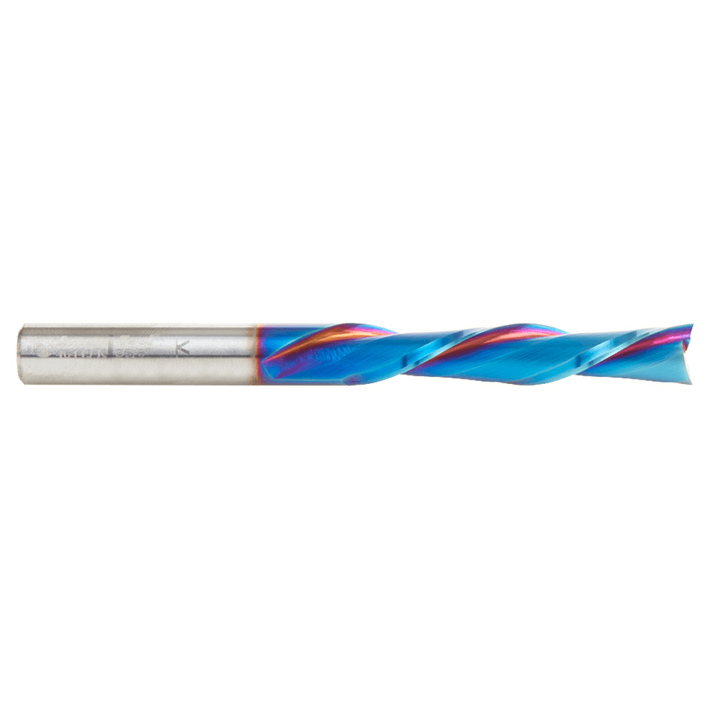 3/8 x 4 Down-Cut Spektra Extreme Tool Life Coated Spiral Plunge Bit, 2-Flute, 3/8 Shank Alt 2 - Image