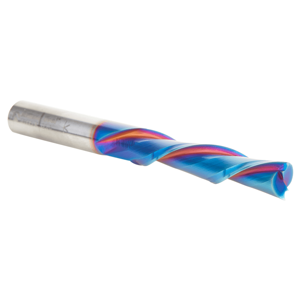 3/8 x 4 Down-Cut Spektra Extreme Tool Life Coated Spiral Plunge Bit, 2-Flute, 3/8 Shank Alt 3 - Image