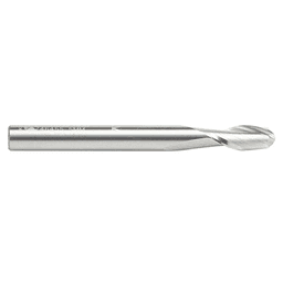 5mm x 50mm Up-Cut Ball Nose Spiral Router Bit, 2-Flute, 5mm Shank - Alt Image 1