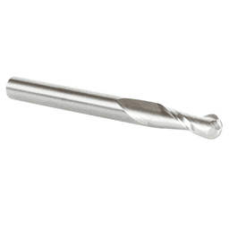 6mm x 63mm Up-Cut Ball Nose Spiral Router Bit, 2-Flute, 6mm Shank - Alt Image 2