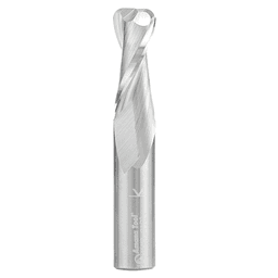 1/2" x 3" Up-Cut Spiral Plunge Bit with Corner Radius, 2-Flute, 1/2" Shank - Main Image
