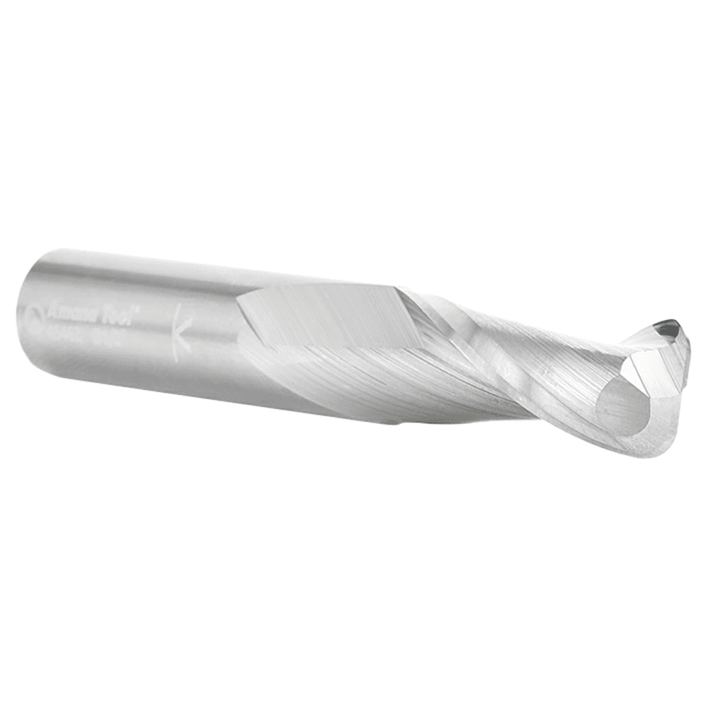 1/2" x 3" Up-Cut Spiral Plunge Bit with Corner Radius, 2-Flute, 1/2" Shank - Alt Image 2