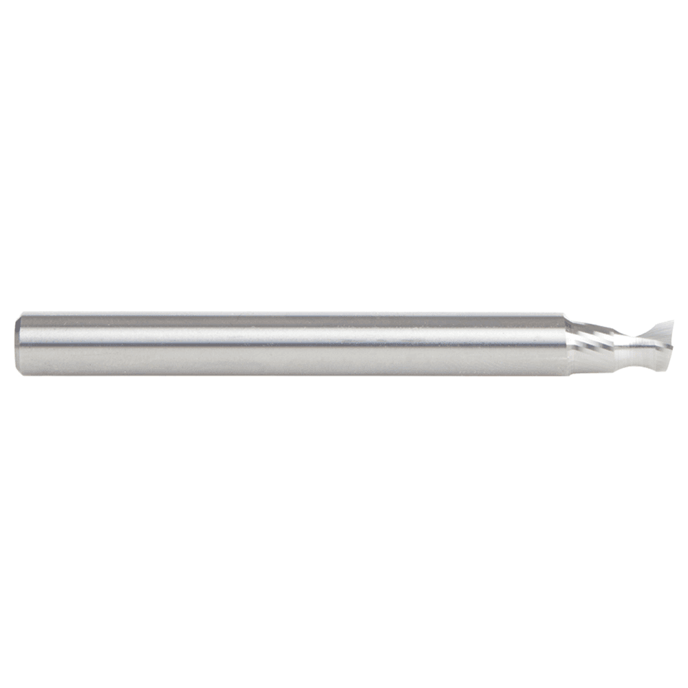 1/8" Radius x 1/4" x 2-1/2" Solid Carbide 'O' Flute, Plastic Edge Rounding Spiral Router Bit, 1-Flute, 1/4" Shank Alt 2 - Image