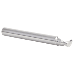 1/8" Radius x 1/4" x 2-1/2" Solid Carbide 'O' Flute, Plastic Edge Rounding Spiral Router Bit, 1-Flute, 1/4" Shank Alt 3 - Image