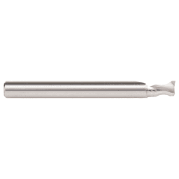 3/16" Radius x 1/4" x 2-1/2" Solid Carbide 'O' Flute, Plastic Edge Rounding Spiral Router Bit, 1-Flute, 1/4" Shank Alt 2 - Image