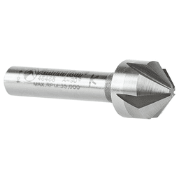 1/2" x 1-9/16" CNC Countersink/Chamfer Router Bit, 5-Flute, 1/4" Shank - Alt Image 2