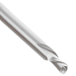 1/4" x 2-1/2" Down-Cut Ball Nose Spiral Router Bit, 2-Flute, 1/4" Shank - Alt Image 4