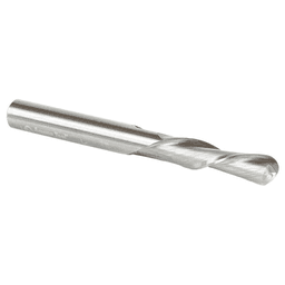 1/4" x 2-1/2" Down-Cut Ball Nose Spiral Router Bit, 2-Flute, 1/4" Shank, 1" Cutting Height - Alt Image 2