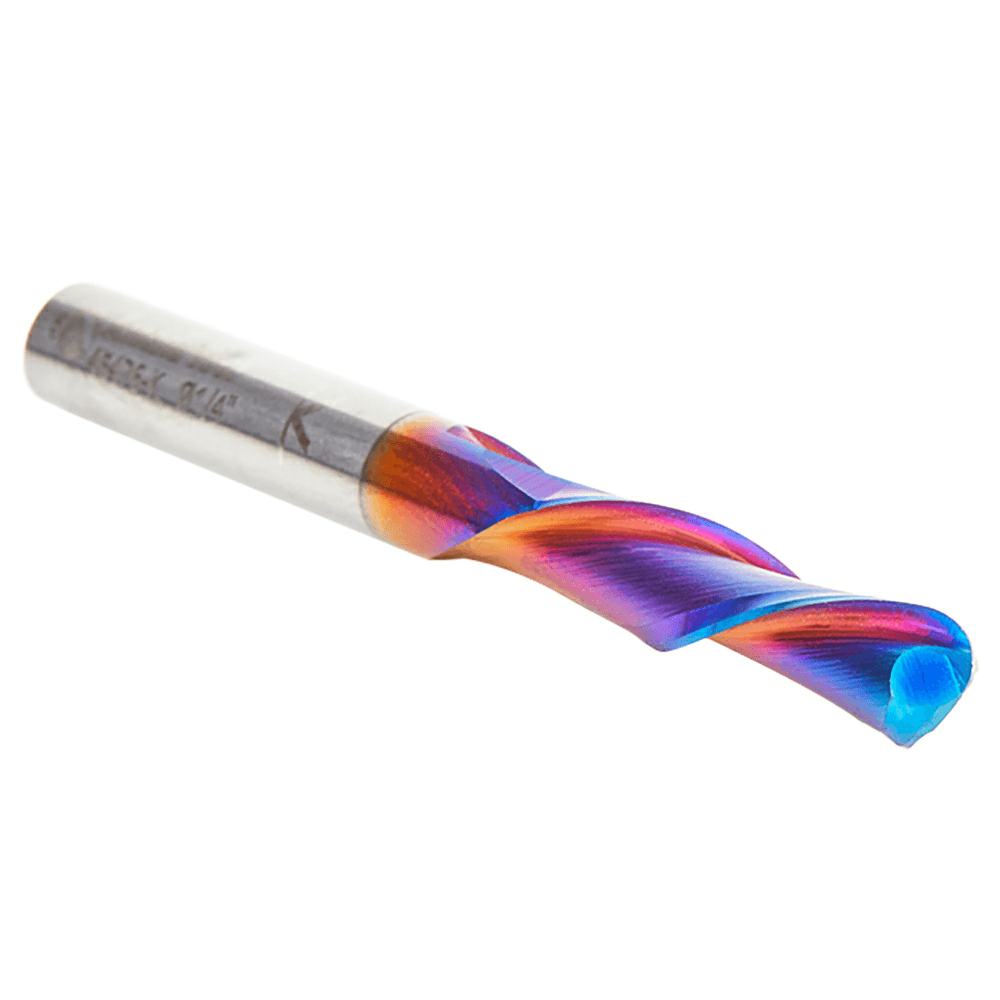 1/4" x 2-1/2" Spektra Down-Cut Ball Nose Spiral Router Bit, 2-Flute, 1/4" Shank - Alt Image 2