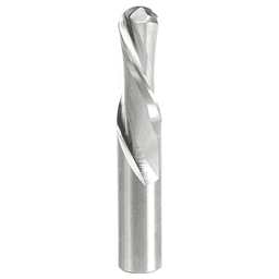 1/2" x 3" Down-Cut Ball Nose Spiral Router Bit, 2-Flute, 1/2" Shank - Main Image