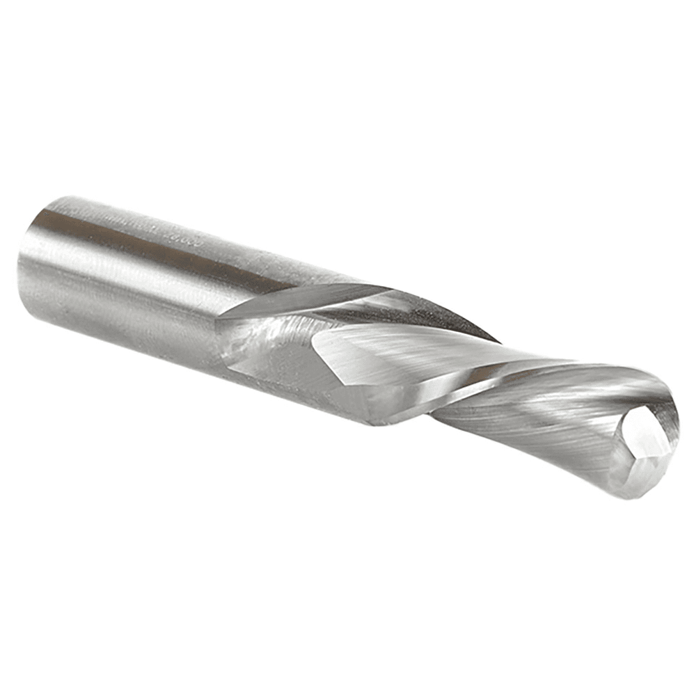 1/2" x 3" Down-Cut Ball Nose Spiral Router Bit, 2-Flute, 1/2" Shank - Alt Image 2