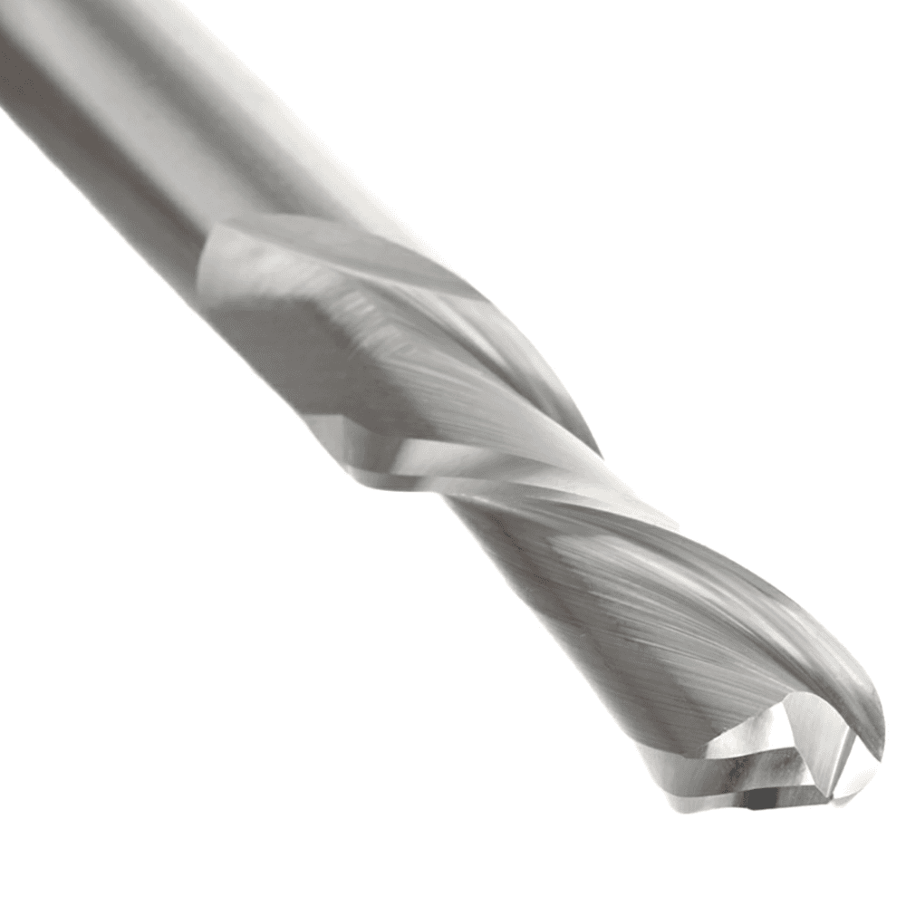 3/8" x 3" Down-Cut Ball Nose Spiral Router Bit, 2-Flute, 3/8" Shank - Alt Image 4