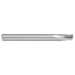 1/8" Radius x 1/4" x 2-1/2" Solid Carbide 'O' Flute, Plastic Edge Rounding Straight Router Bit, 2-Flute, 1/4" Shank Alt 2 - Image