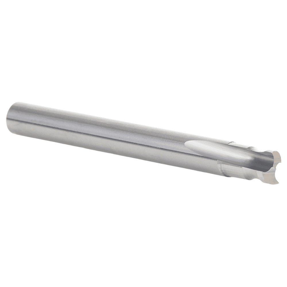 1/8" Radius x 1/4" x 2-1/2" Solid Carbide 'O' Flute, Plastic Edge Rounding Straight Router Bit, 2-Flute, 1/4" Shank Alt 3 - Image