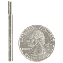 3/32" x 1-1/2" High Production Straight Plunge Router Bit, 2-Flute, 1/8" Shank - Main Image