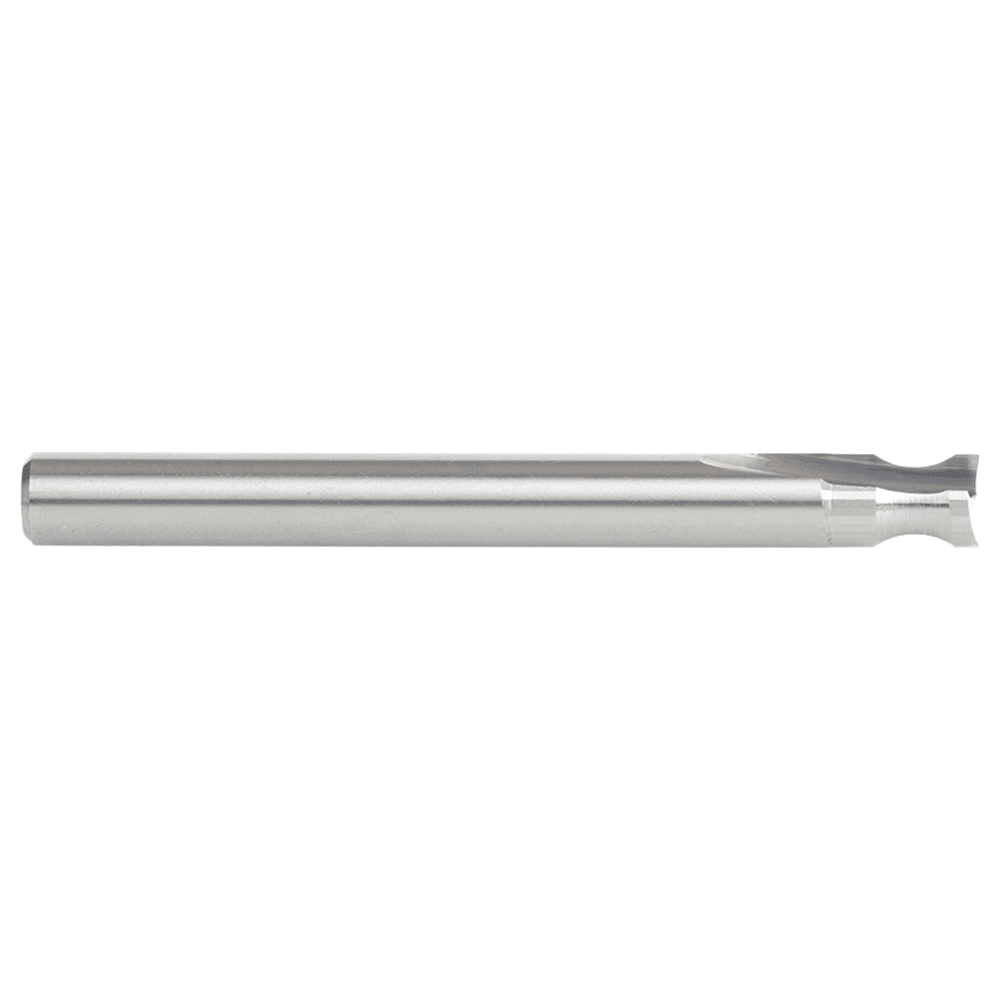 3/16" Radius x 1/4" x 2-1/2" Solid Carbide 'O' Flute, Plastic Edge Rounding Straight Router Bit, 2-Flute, 1/4" Shank Alt 2 - Image
