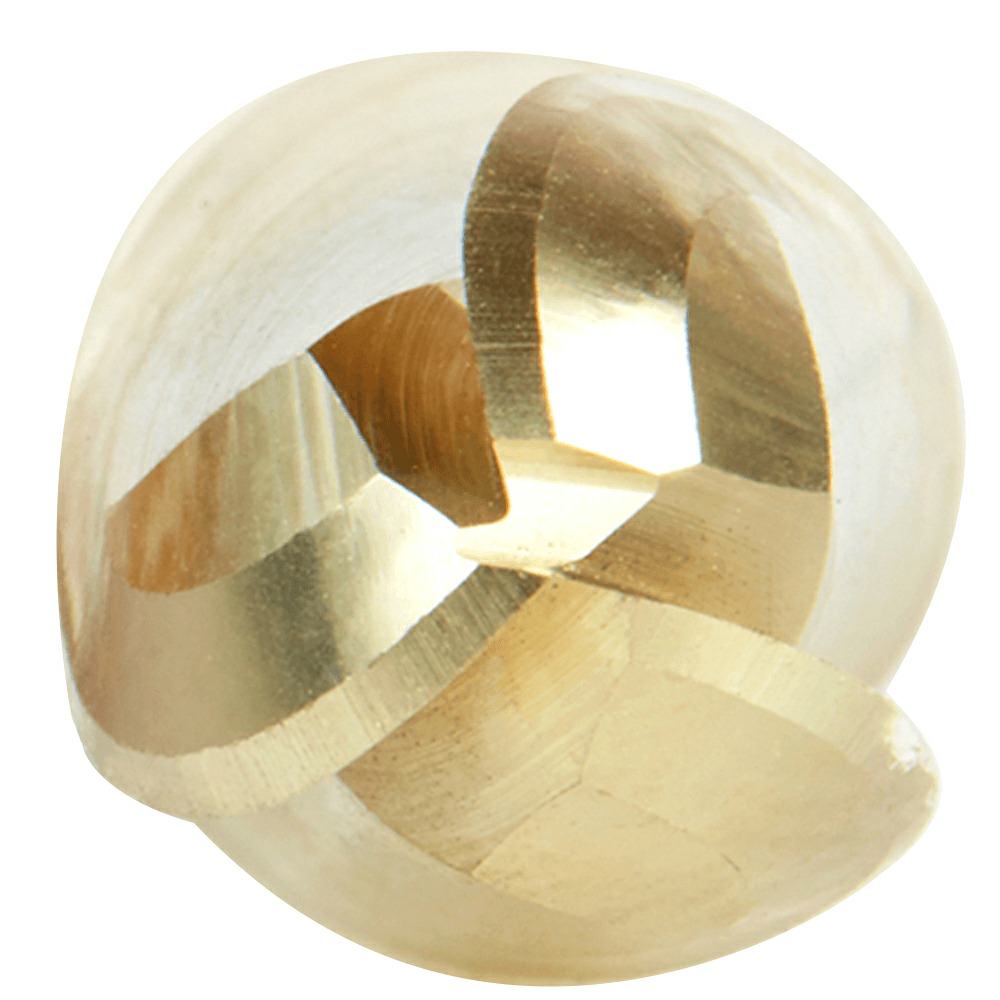 3/8" x 4" 2D/3D Carving Ball Nose ZrN Coated Router Bit, 3-Flute, 3/8" Shank - Alt Image 3