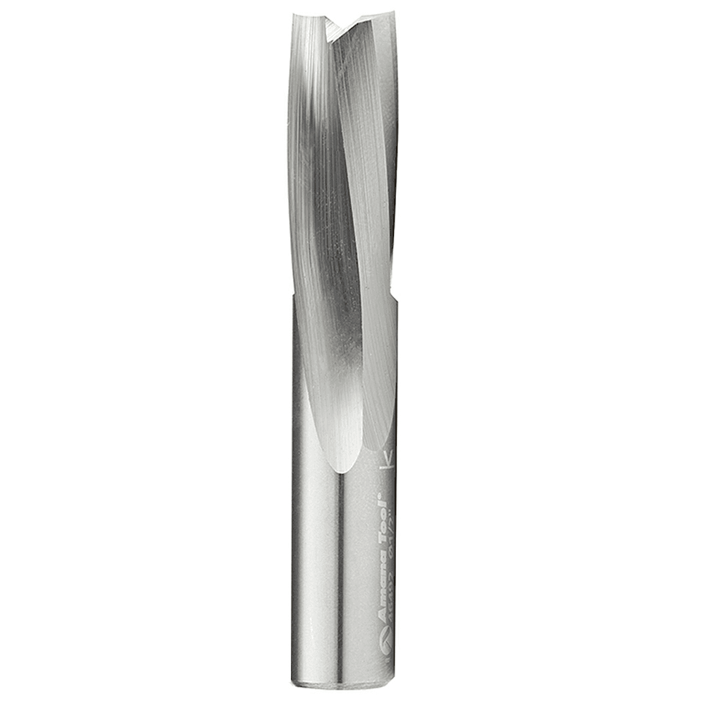 1/2" x 3" Acrylic Cutting 'O' Down-Cut Slow Spiral Router Bit, 2-Flute, 1/2" Shank - Main Image