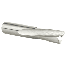 1/2" x 3" Acrylic Cutting 'O' Down-Cut Slow Spiral Router Bit, 2-Flute, 1/2" Shank - Alt Image 2