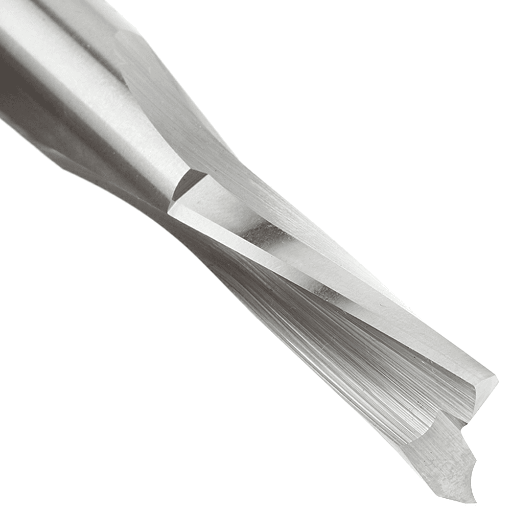 1/2" x 3" Acrylic Cutting 'O' Down-Cut Slow Spiral Router Bit, 2-Flute, 1/2" Shank - Alt Image 3