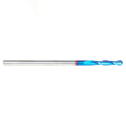 3/16" Dia x 1" Solid Carbide Spektra Extreme Tool Life Coated Up-Cut Ball Nose Spiral Router Bit, 3/16" Shank Alt 2 - Image