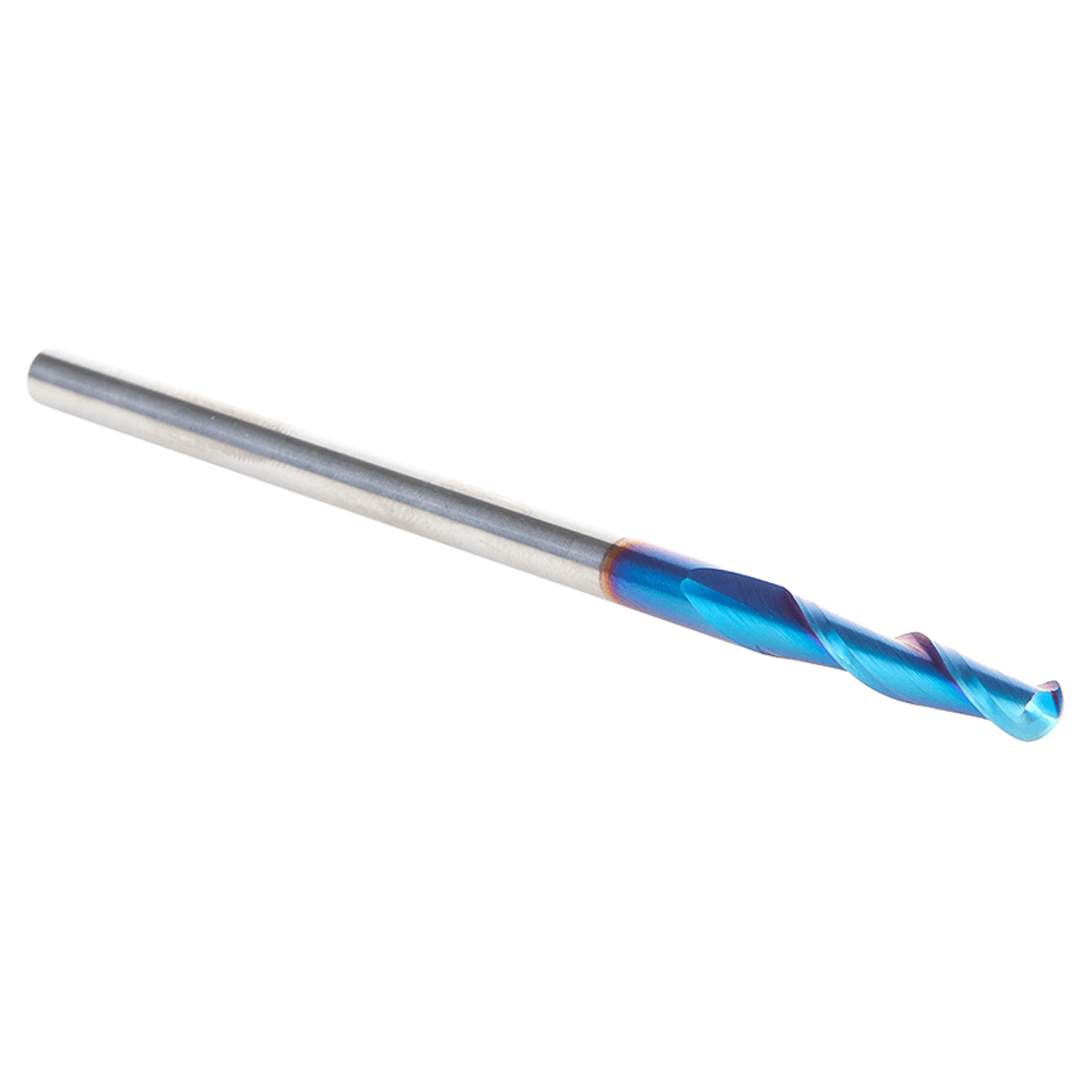 3/16" Dia x 1" Solid Carbide Spektra Extreme Tool Life Coated Up-Cut Ball Nose Spiral Router Bit, 3/16" Shank Alt 3 - Image