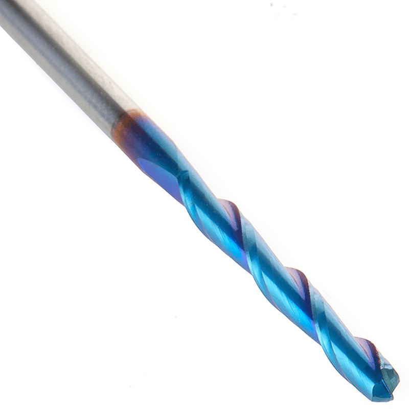 1/8" Dia x 1" Solid Carbide Spektra Extreme Tool Life Coated Up-Cut Ball Nose Spiral Router Bit, 1/8" Shank Alt 4 - Image
