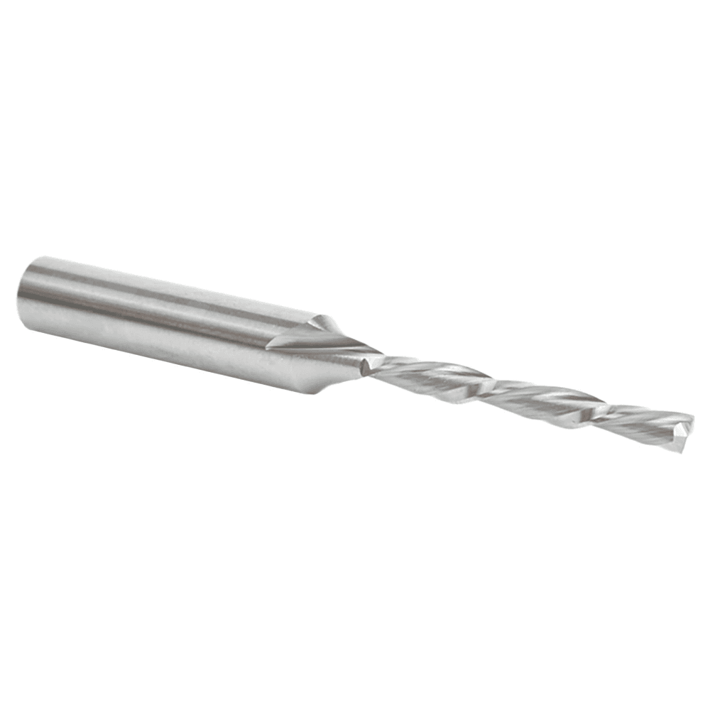 1/8" x 2-1/2" Foam Cutting Down-Cut Square End Spiral Router Bit, 2-Flute, 1/4" Shank - Alt Image 2