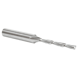 1/8" x 2-1/2" Foam Cutting Down-Cut Square End Spiral Router Bit, 2-Flute, 1/4" Shank - Alt Image 2