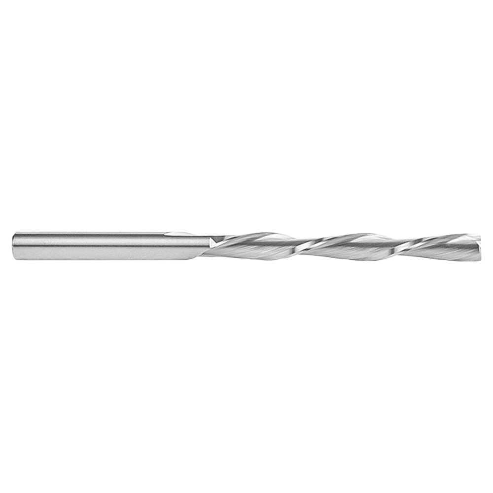 1/4" x 4" Foam Cutting Down-Cut Square End Spiral Router Bit, 2-Flute, 1/4" Shank - Alt Image 1