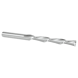 1/4" x 4" Foam Cutting Down-Cut Square End Spiral Router Bit, 2-Flute, 1/4" Shank - Alt Image 2